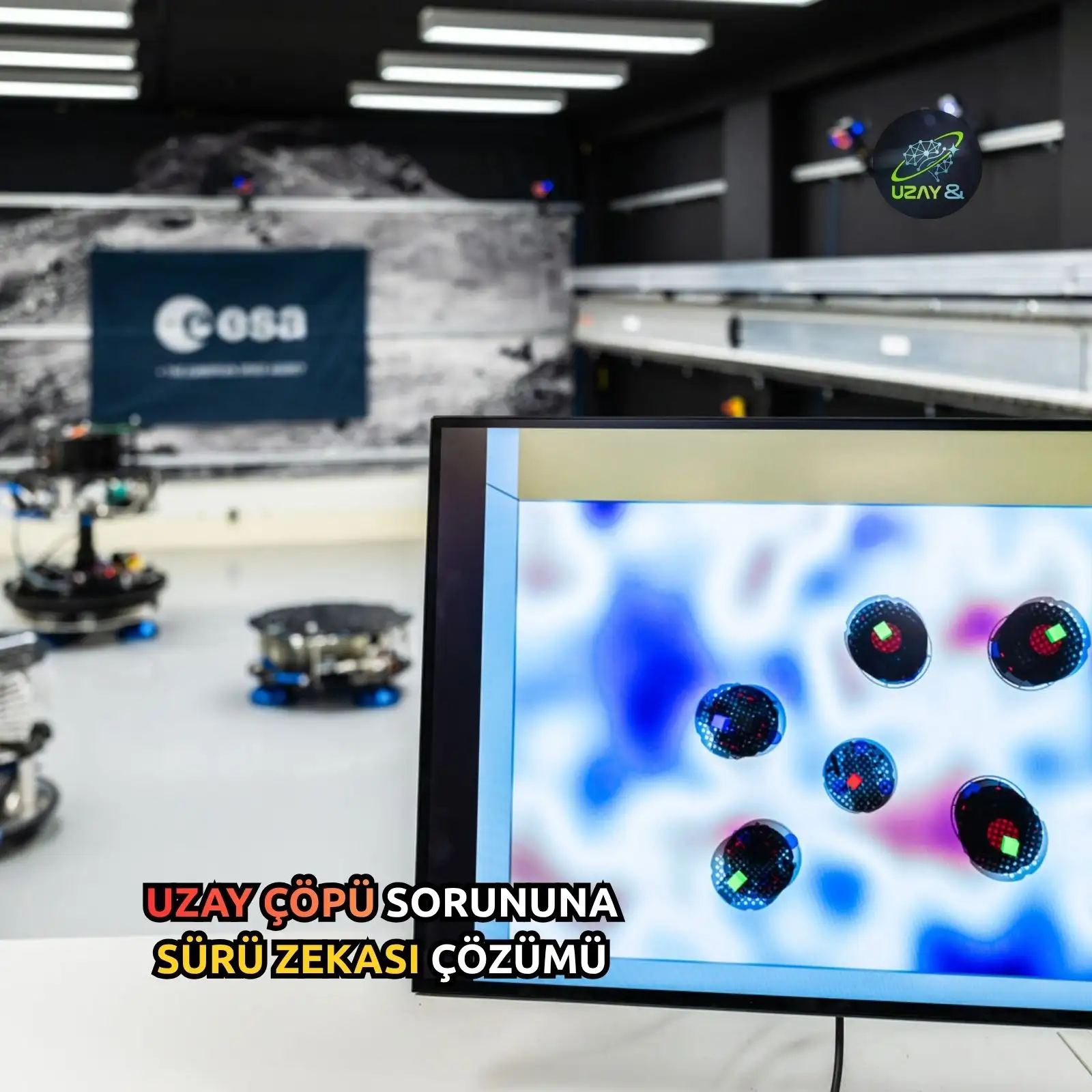 Uzay Çöpü Sorununa Sürü Zekası Çözümü: Bologna Üniversitesi Öğrencilerinden ESA Laboratuvarlarında Kritik Deney