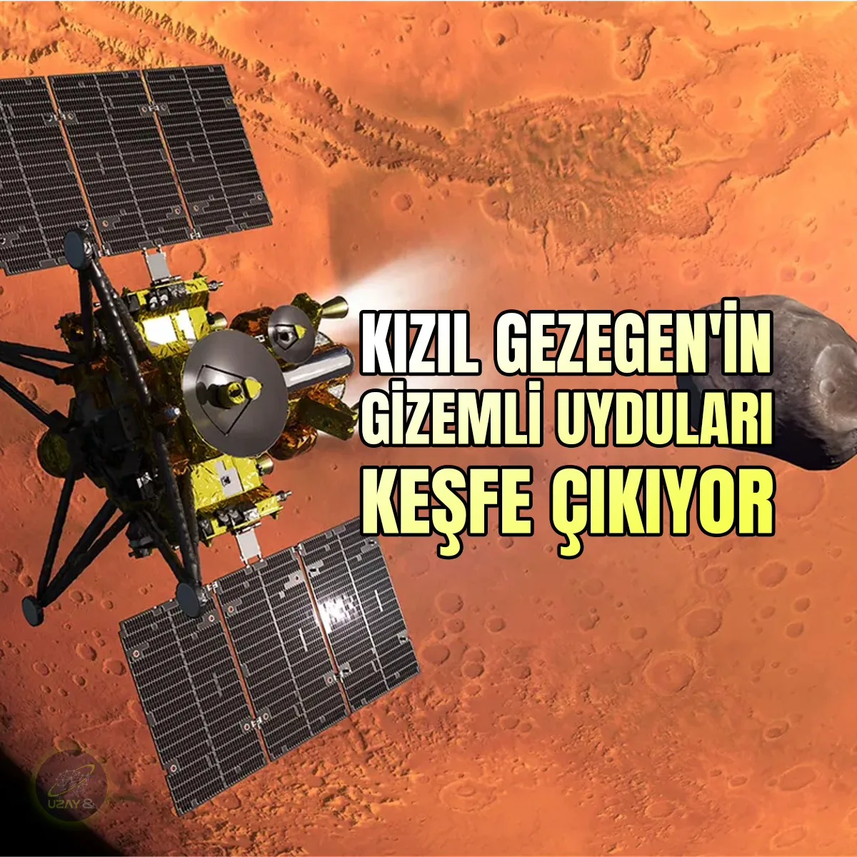 NASA ve JAXA İş Birliğiyle Kızıl Gezegen'in Gizemli Uyduları Keşfe Çıkıyor