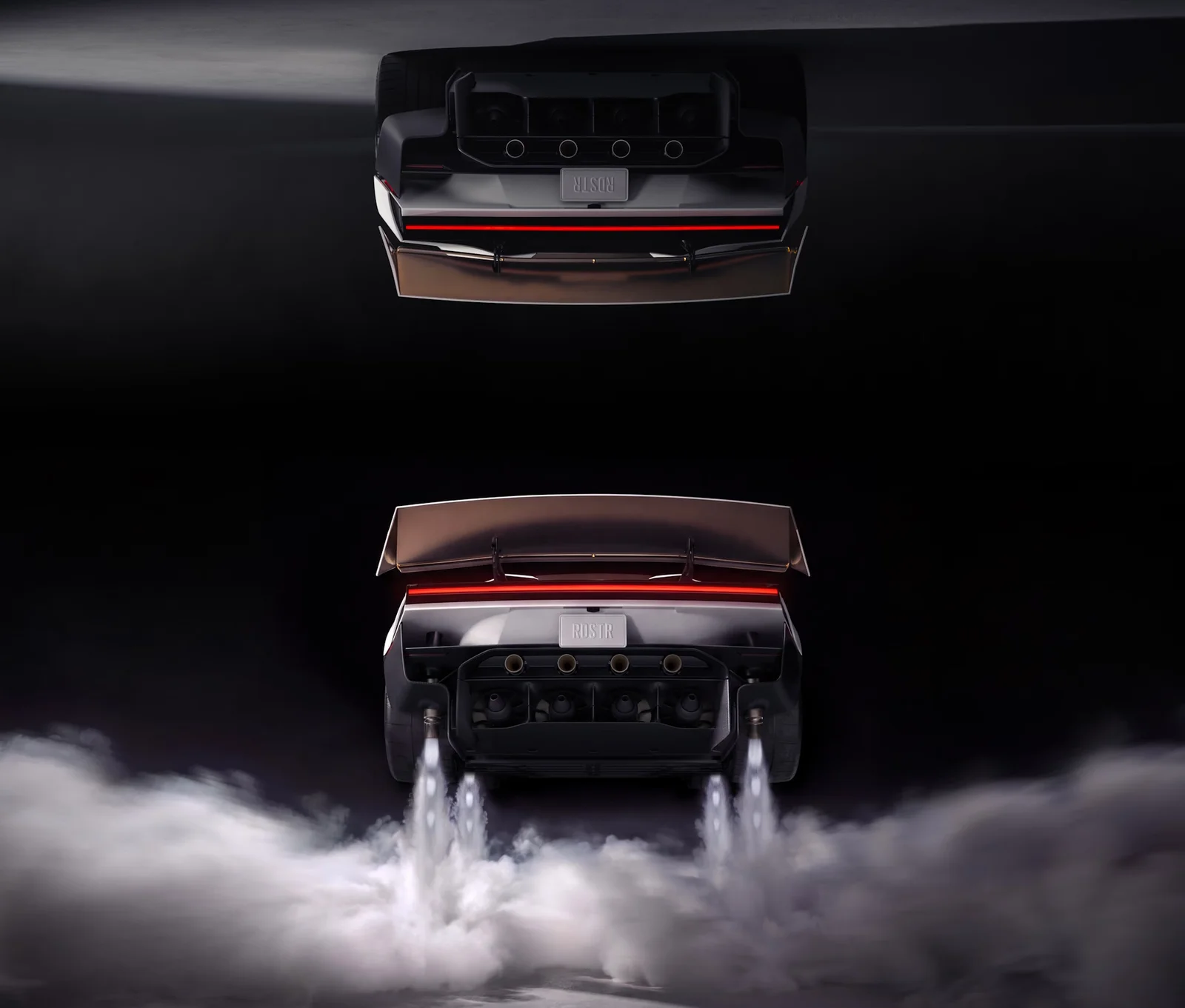 Tesla Roadster 10 soğuk gaz roket nozülü ve COPV tank yerleşimi