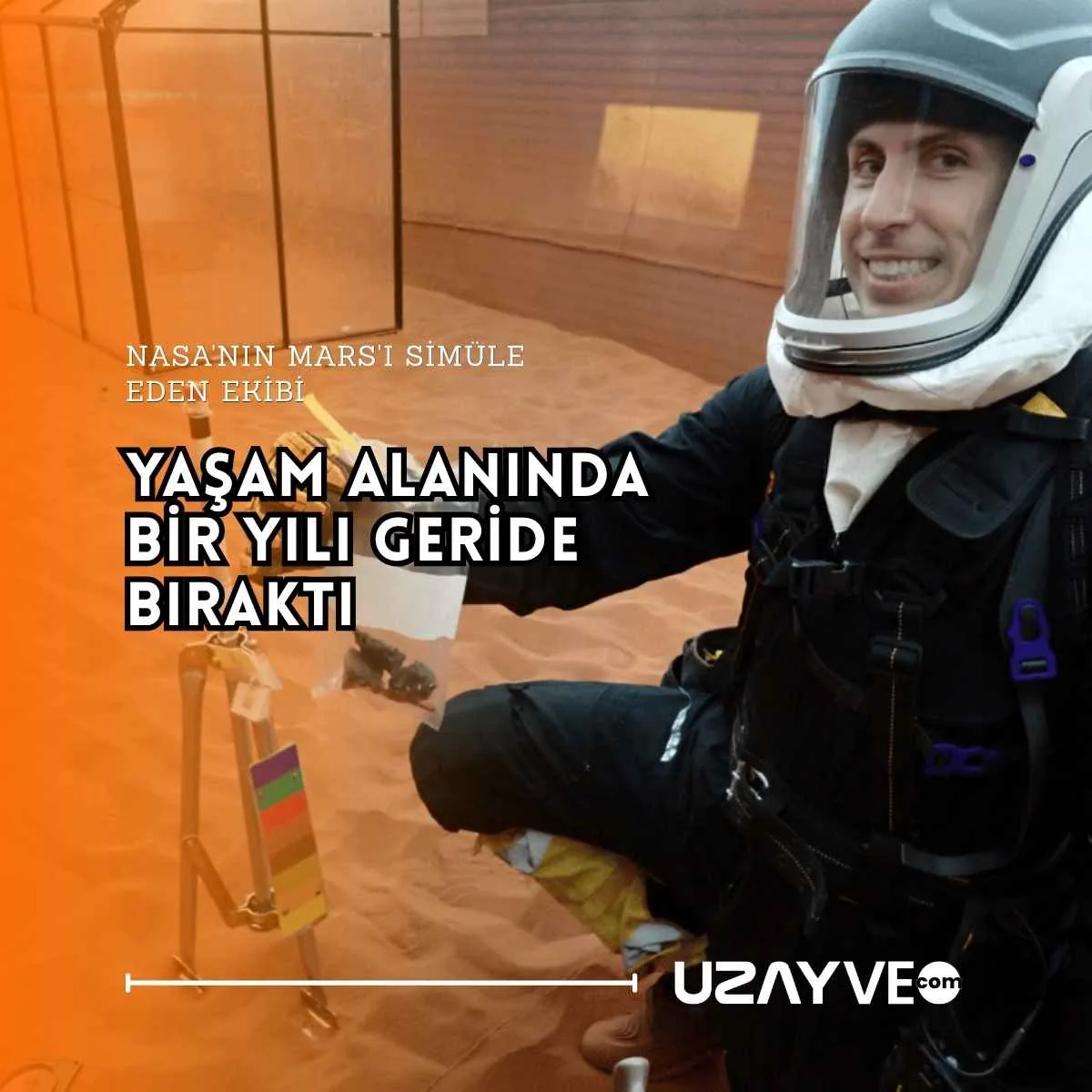 NASA'nın Mars'ı Simüle Eden Ekibi Yaşam Alanında Bir Yılı Geride Bıraktı