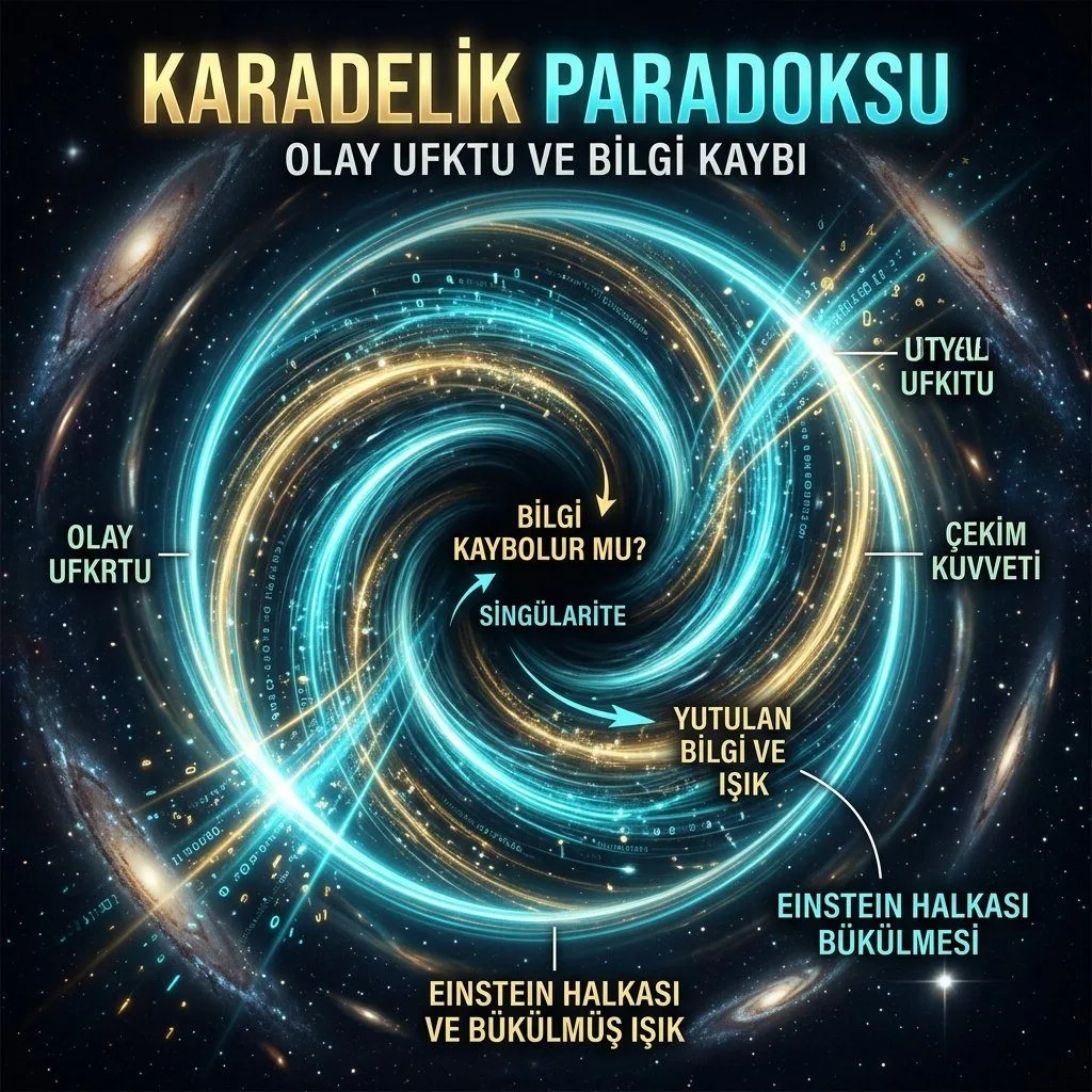 KARA DELİK BİLGİ PARADOKSU: YUTULAN VERİ SONSUZA DEK SİLİNİR Mİ?
