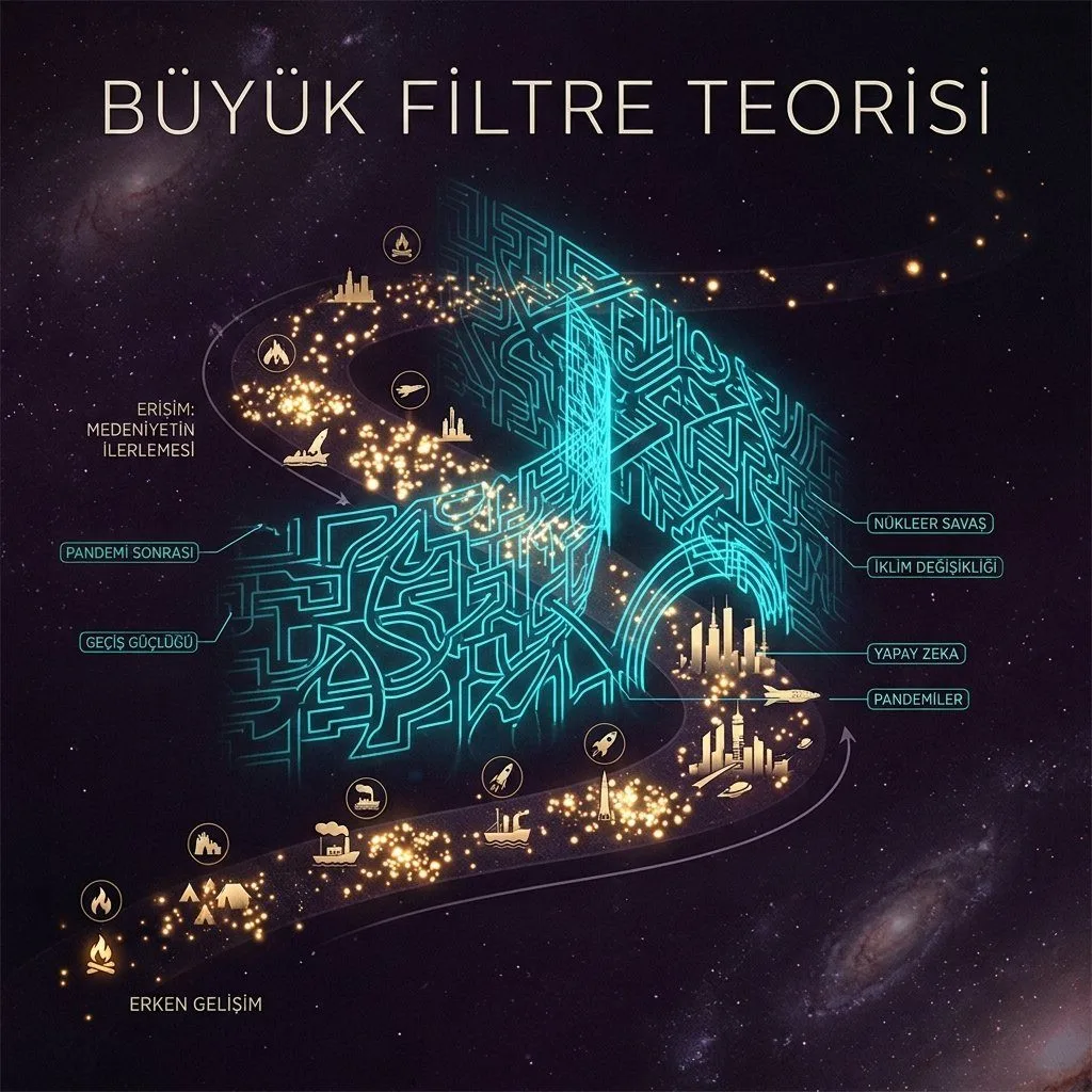BÜYÜK FİLTRE TEORİSİ: İNSANLIK EN ZOR SINAVI GEÇTİ Mİ, YOKSA SINAV YENİ Mİ BAŞLIYOR?