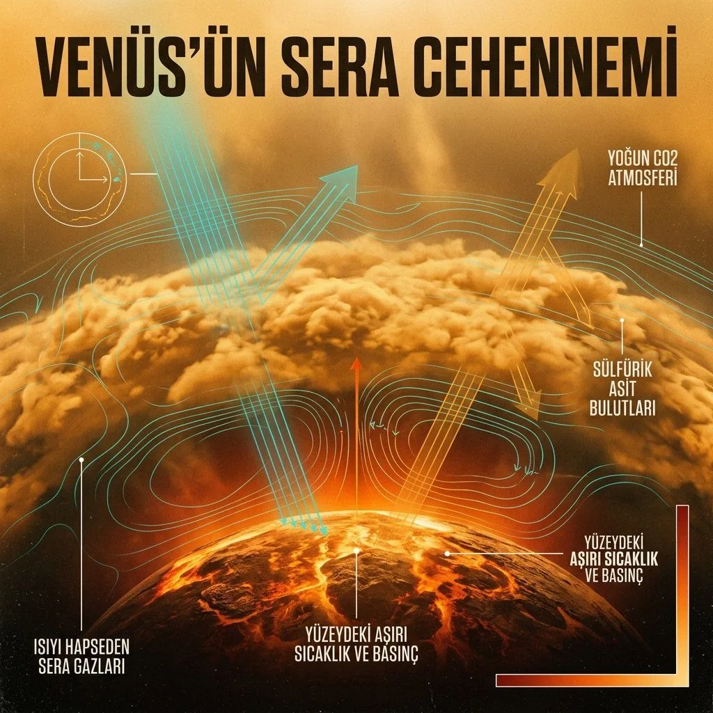 VENÜS'ÜN SERA CEHENNEMİ: DÜNYA'NIN İKİZİ NASIL KONTROLDEN ÇIKTI?