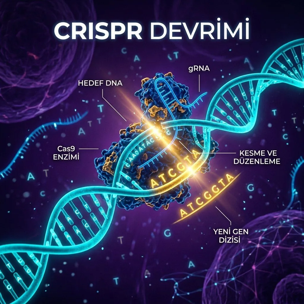 GENETİK KİLİT: CRISPR DEVRİMİYLE YAŞAMIN KOD KİTABINI YENİDEN YAZMAK