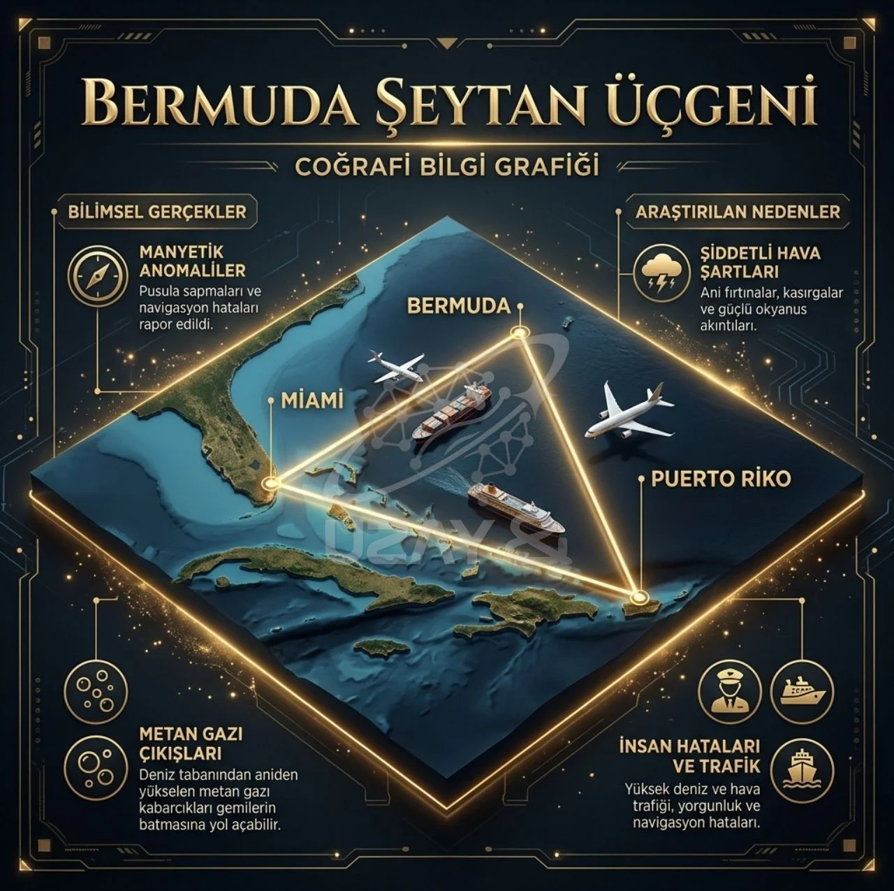 BERMUDA ŞEYTAN ÜÇGENİ'NİN BİLİMSEL AÇIKLAMASI