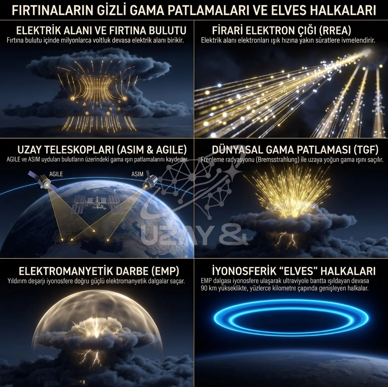 FIRTINA BULUTLARI: GÖKYÜZÜNDEKİ DOĞAL PARÇACIK HIZLANDIRICILARI