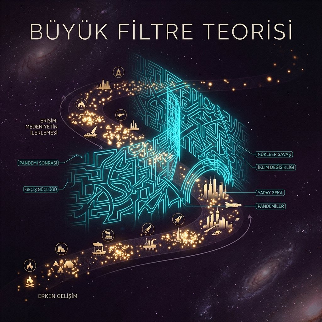 BÜYÜK FİLTRE TEORİSİ: İNSANLIK EN ZOR SINAVI GEÇTİ Mİ, YOKSA SINAV YENİ Mİ BAŞLIYOR?