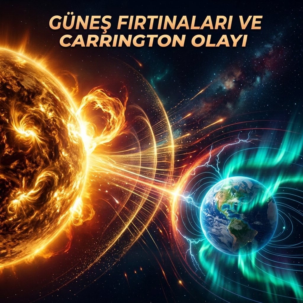 GÜNEŞ FIRTINALARI VE CARRINGTON OLAYI: DİJİTAL ÇAĞIN EN BÜYÜK KOZMİK TEHDİDİ