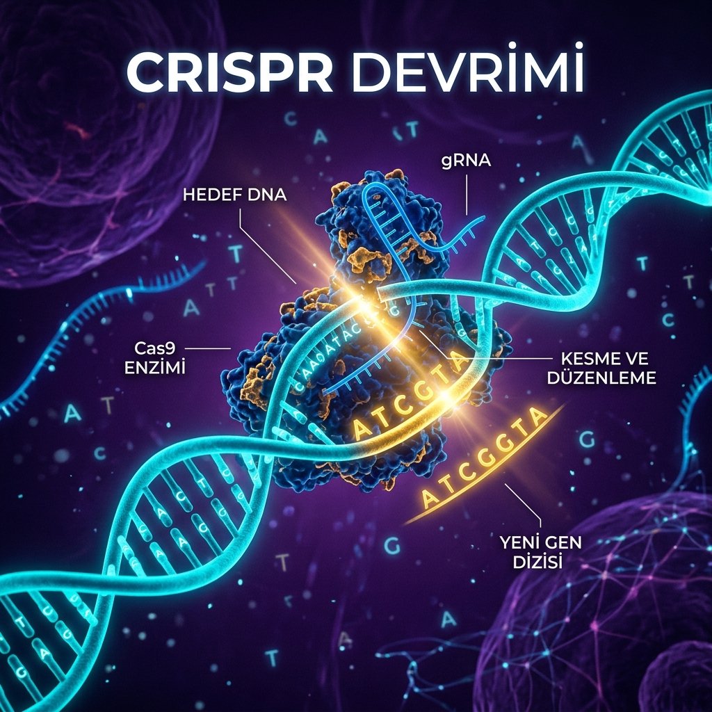 GENETİK KİLİT: CRISPR DEVRİMİYLE YAŞAMIN KOD KİTABINI YENİDEN YAZMAK